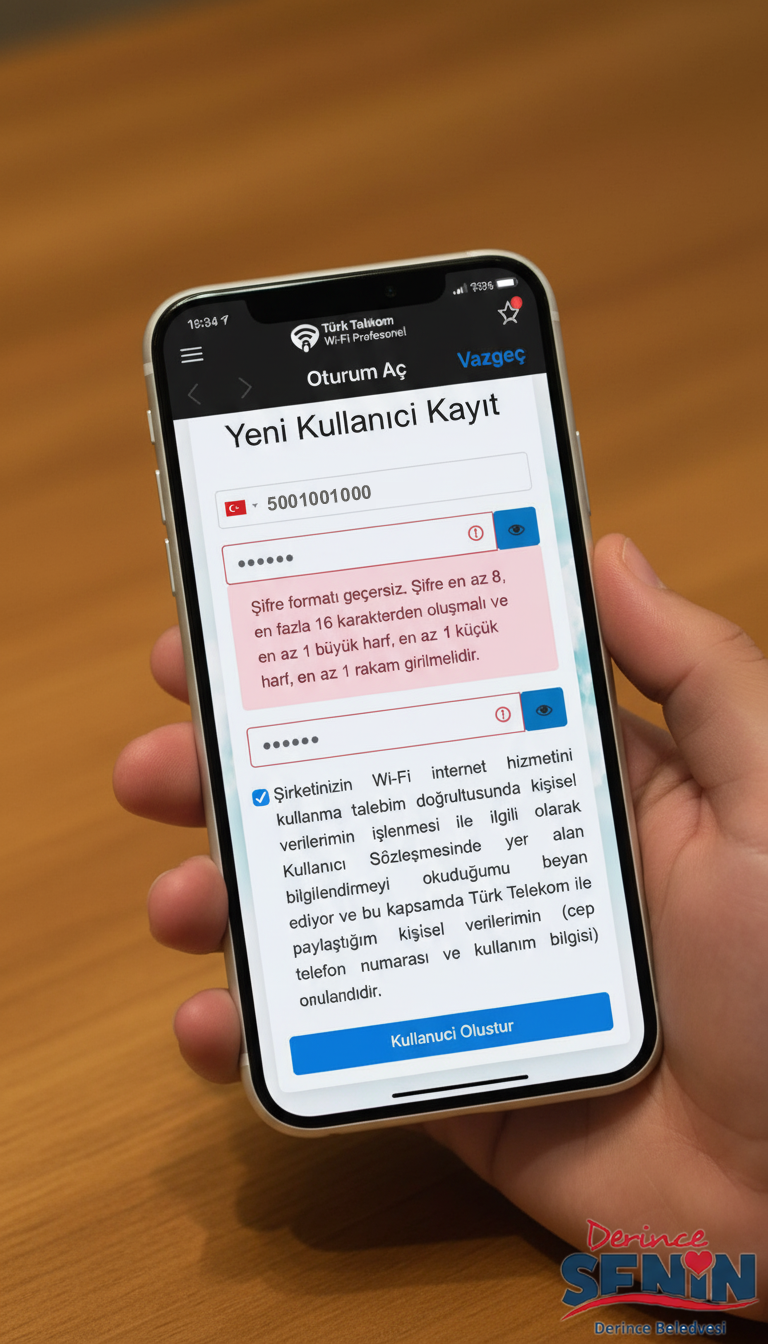 Şifre Gereksinimleri